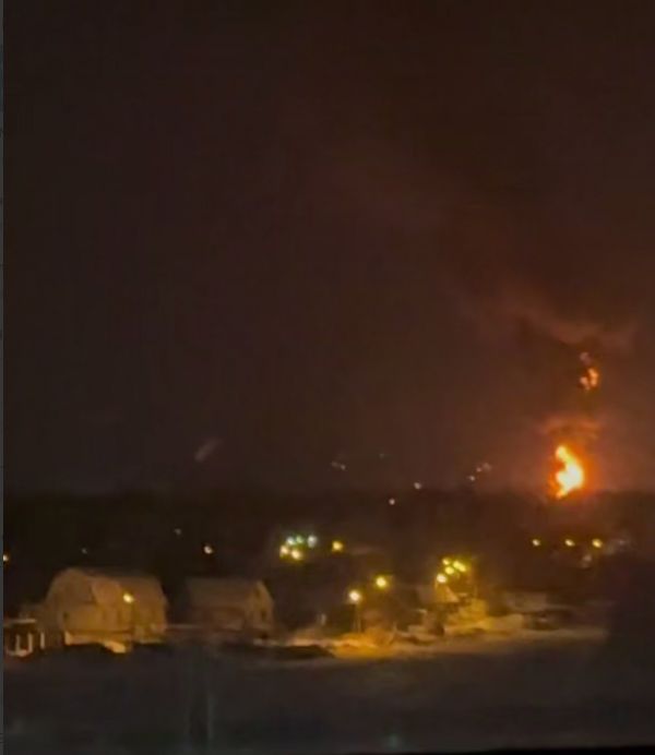 В Пензе горела нефтебаза, в городе тряслись стены – очевидцы