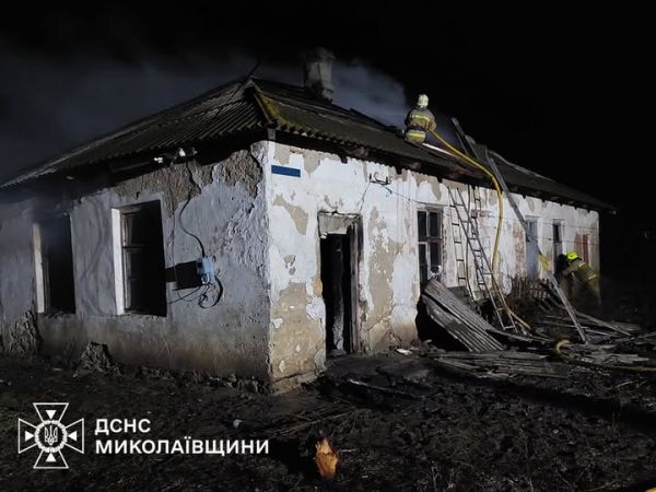 В Николаевской области во время тушения пожара нашли труп 44-летнего мужчины