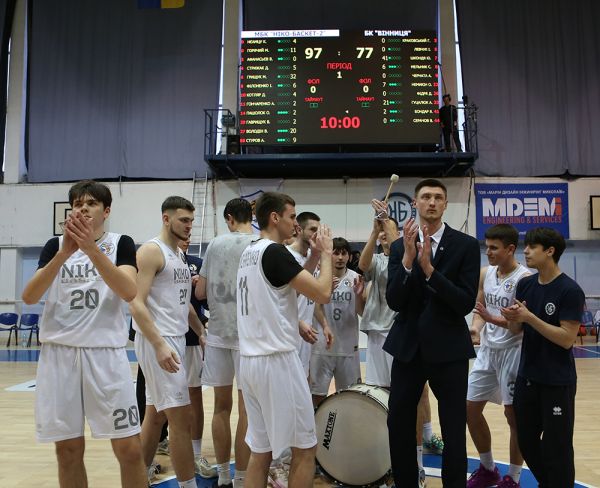 Еще шаг к плей-офф: «Нико-Баскет-2» в матче высшей лиги побеждает БК «Винница»