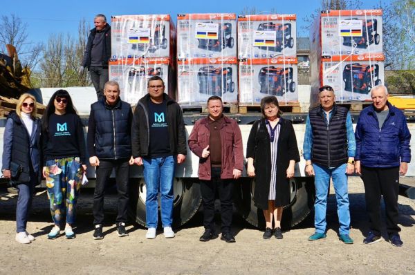 Пять общин прифронтовой Николаевщины получили новые генераторы