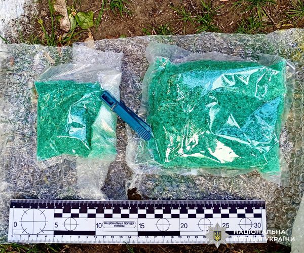 У задержанного в Первомайске наркодиллера изъяли полкило синтетических наркотиков