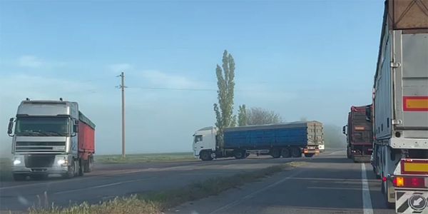 На Николаевщине кортеж из 7 зерновозов с перевесом оштрафовали почти на полмиллиона гривен
