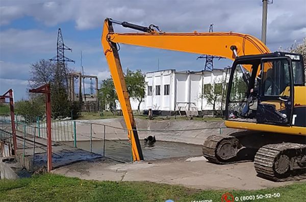На Николаевщине спецтехникой расчистили ключевой объект для орошения полей