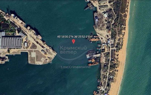 В Крыму горит судостроительный завод «Залив» и системы «Панцирь»