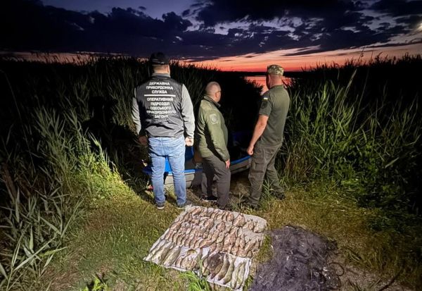 На Николаевщине рыбаку с сетью насчитали 142 тысячи штрафа за полведра тарани