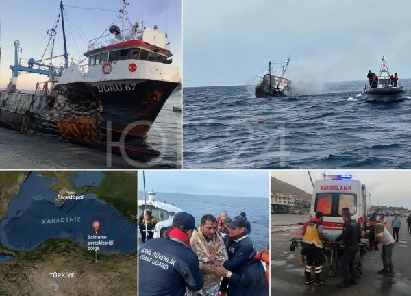 Возле оккупированного Севастополя потоплено судно под турецким флагом
