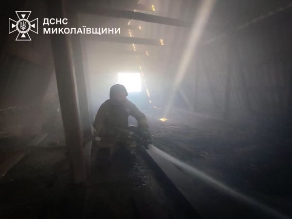 На Николаевщине горела церковь и сухостой вокруг дач