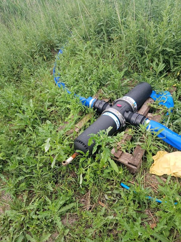 В Николаевской области незаконно выкачивали воду из Ингула