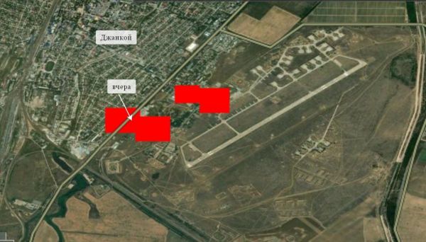 В Крыму полыхало на военном аэродроме и сгорела бензовозка