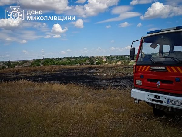 Трагические сутки в Николаевской области: масштабные пожары в экосистемах и гибель спасателя