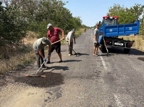В Агентстве дорог Николаевской области отказались чинить дорогу на Радсад: люди начали сами засыпать огромные ямы