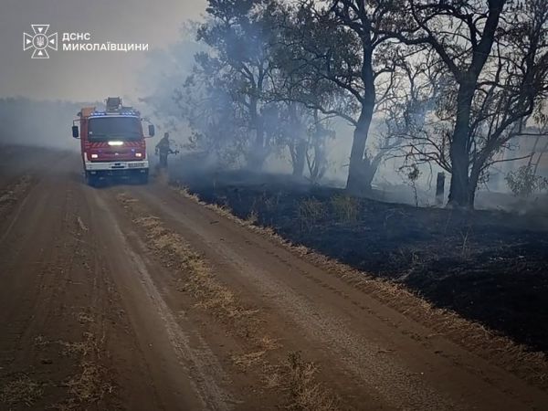 В Николаеве во время пожара в доме мужчина получил ожоги