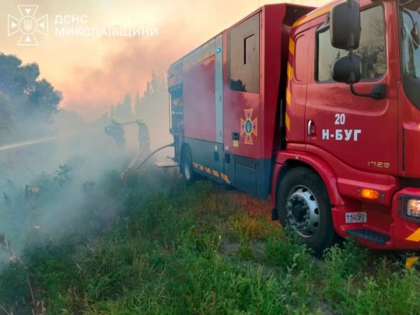В Николаевской области за сутки огонь прошел площадь в 43 гектара