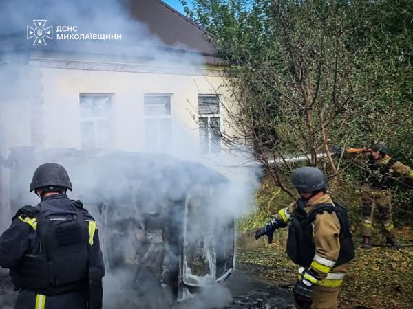 В Николаевской области после вражеских атак произошло четыре пожара