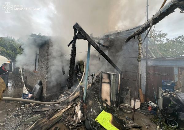 Оккупанты спровоцировали пожар на открытой территории в Николаевском районе