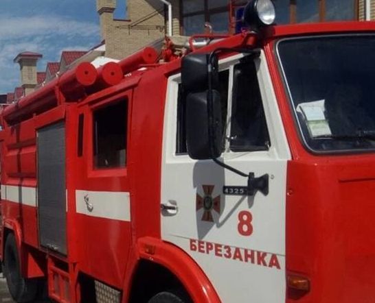 Возле курортного Коблевого горело на площади два гектара
