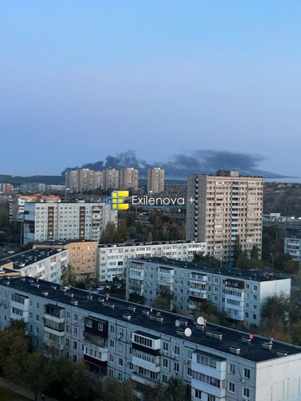 В Тольятти горит химзавод, производящий компоненты для ракетного горючего
