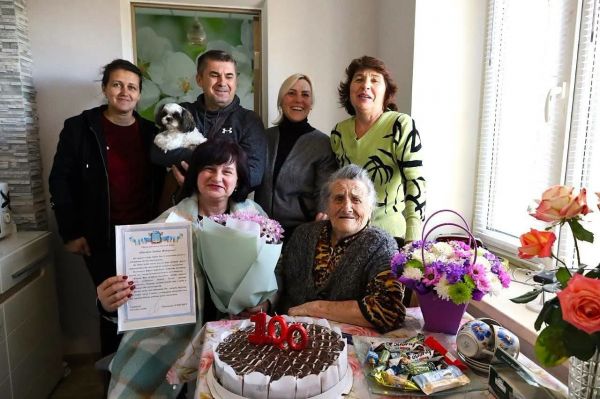 Жительница города Николаева Любовь Яковлева отпраздновала свое столетие