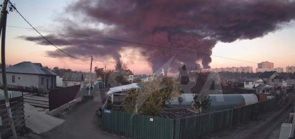 В Новокуйбышевске горит НПЗ, производящий топливо для военной авиации