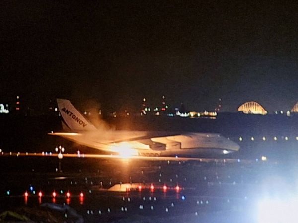 В аэропорту Японии при посадке загорелся украинский Ан-124 «Руслан»