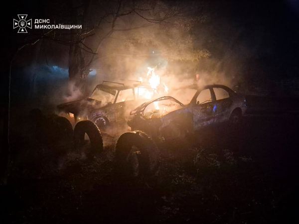 За сутки в Николаевской области тушили пять пожаров: два из них возникли из-за вражеских обстрелов