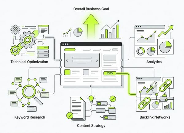 Комплексное SEO-продвижение от анализа к результатам